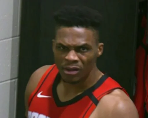 Russell westbrook confused Cali Pack 3 sticker — Sticker Packs meme