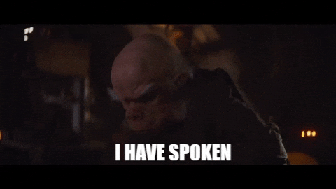 I Have Spoken — Reaction meme