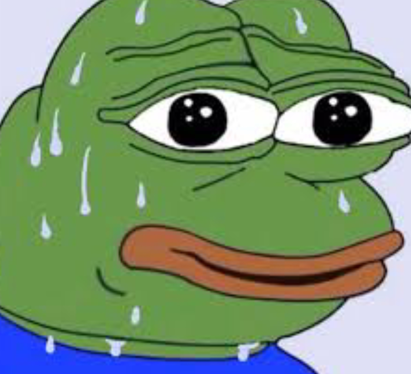 Pepe sweating — Pepe meme