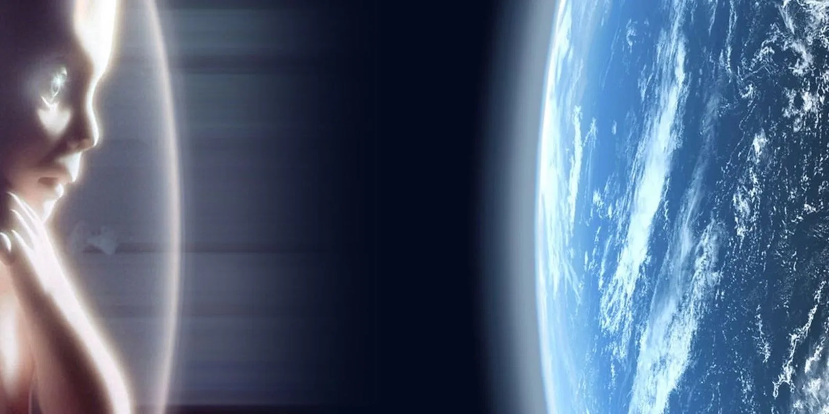 Star Child Hovering over Earth (Side View) 2001 — Memes meme