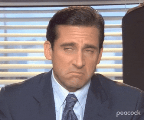 Steve Carell Shake Head — Reaction meme