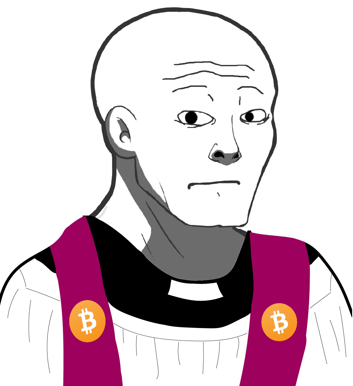 Nujak bitcoin — Wojak meme