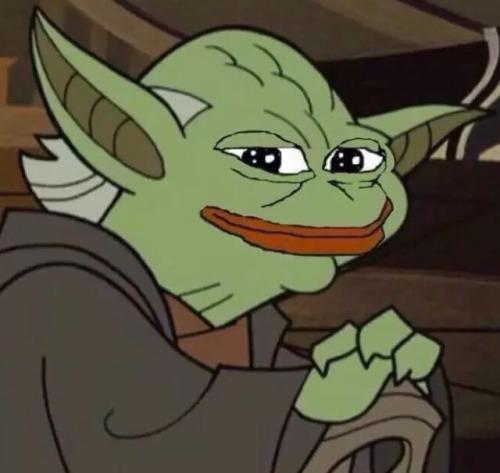 Pepe smug yoda — Pepe meme