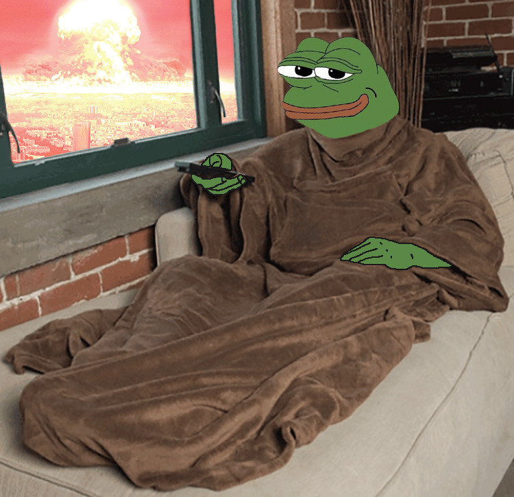 Pepe real life comfy nuke — Pepe meme