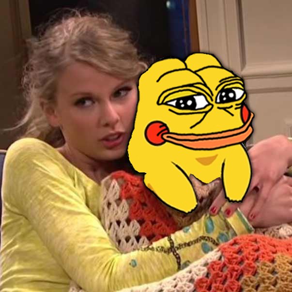 Pepe pikachu hugged by taylor swift — Pepe meme