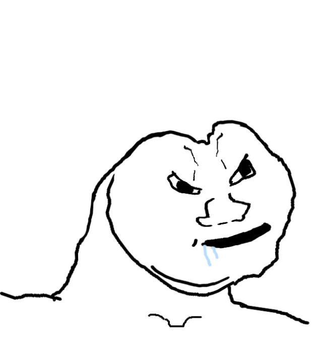 Brainlet angry — Brainlet meme