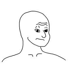 Wojak smol face — Wojak meme