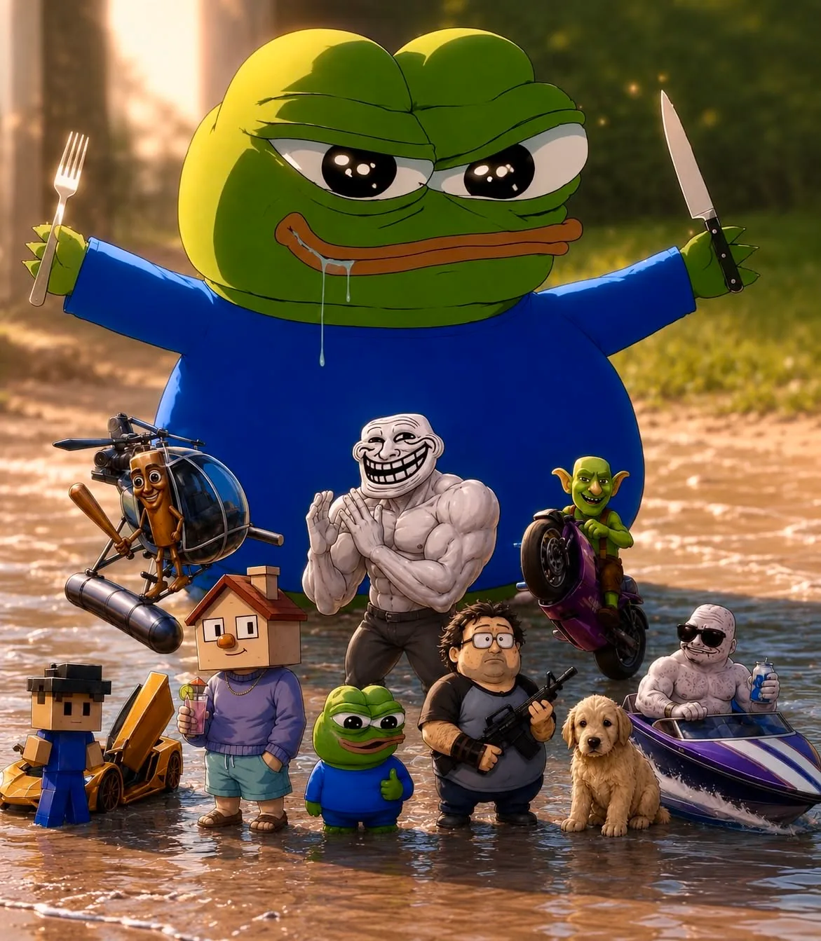 Team cringe — Apu meme
