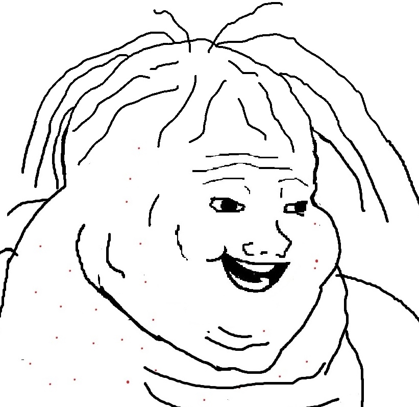Wojak fat bad hair — Wojak meme