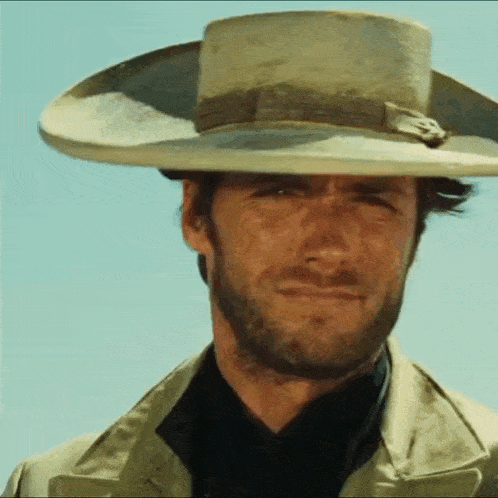 The Man with No Name Tilting His Hat — Reaction meme