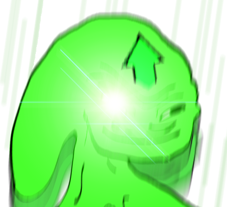 Green wojak brain going up — Wojak meme