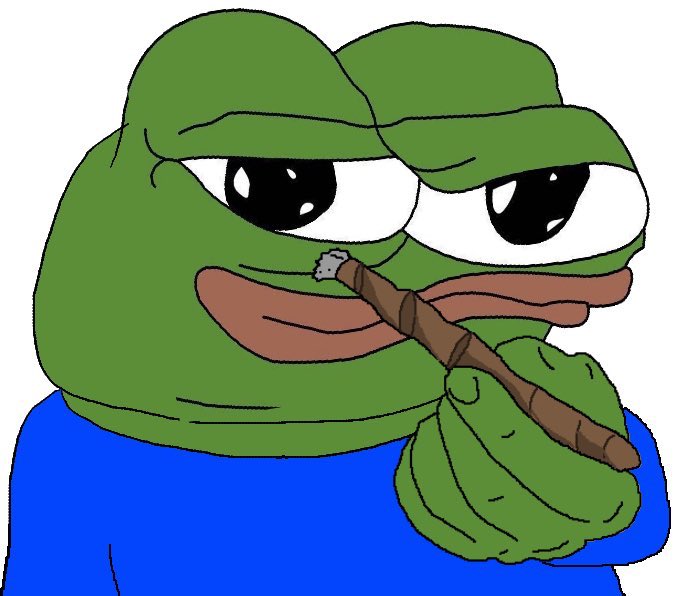 Pepe passing hand rolled cigar — Pepe meme