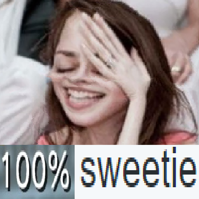 100 sweetie — Reaction meme