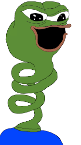 Pepe squigly neck — Pepe meme
