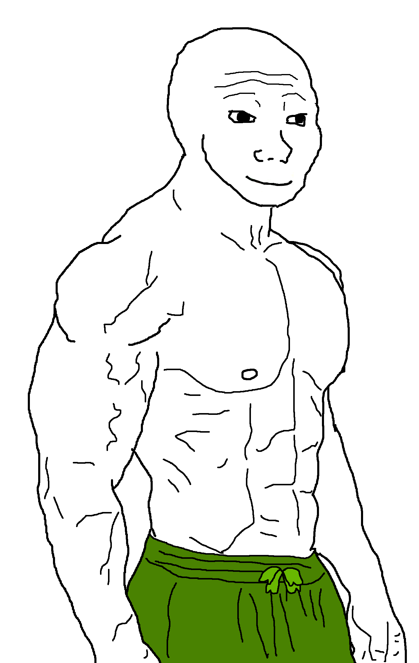 Wojak smiling muscle — Wojak meme