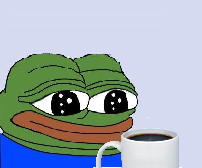 Pepe small coffee — Pepe meme
