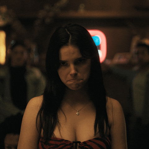 Sad Girl Frown Face — Reaction meme