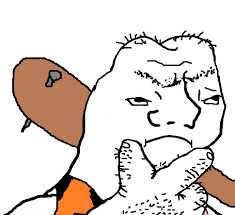 Grug thinking bat — Grug meme