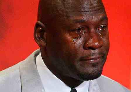 Crying michael jordan meme template — Templates meme