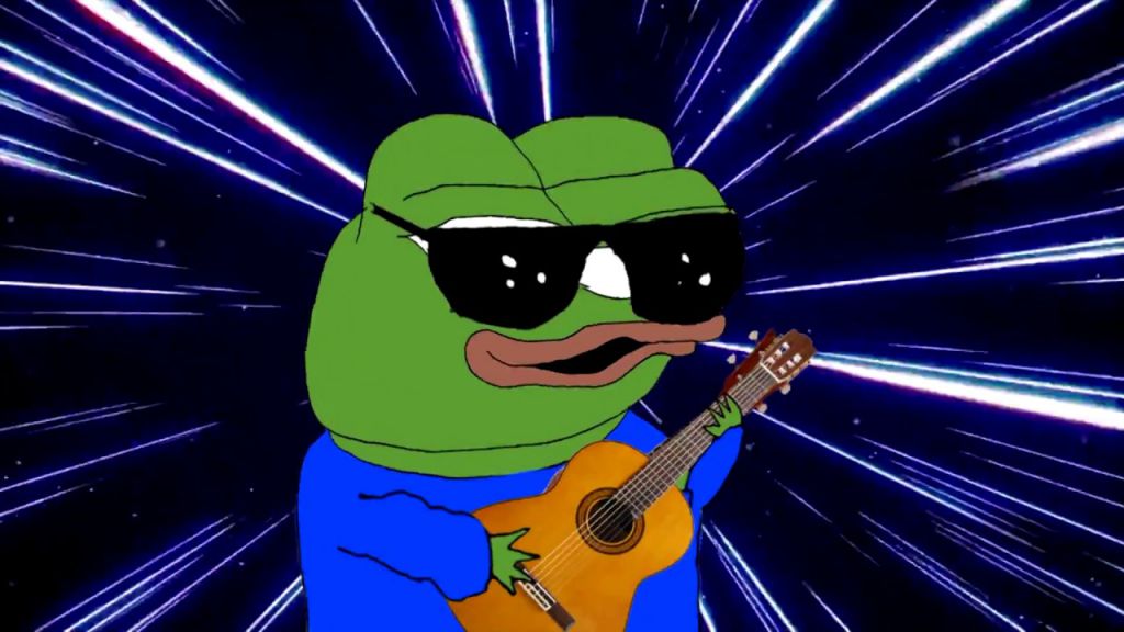 Pepe guitar warp — Pepe meme