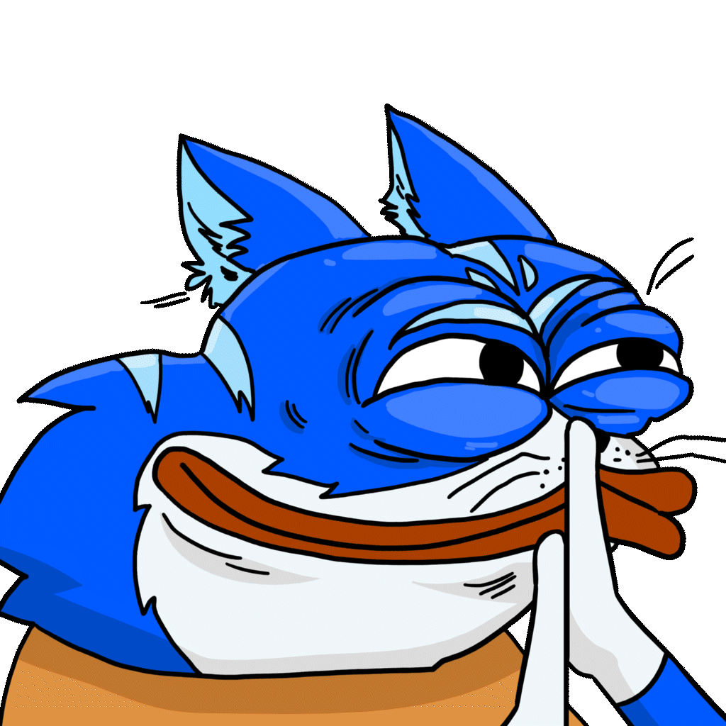 Toshi cat rubbing hands greedily — $TOSHI meme