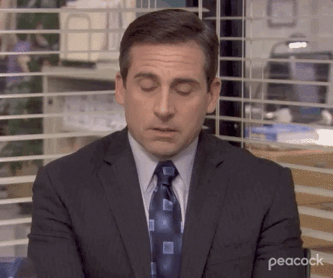 Steve Carell Eye Roll — Reaction meme