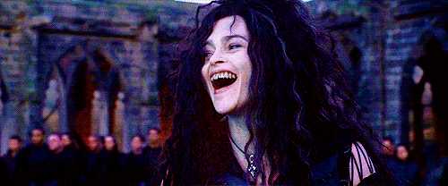 Bellatrix Lestrange Laughing — Reaction meme