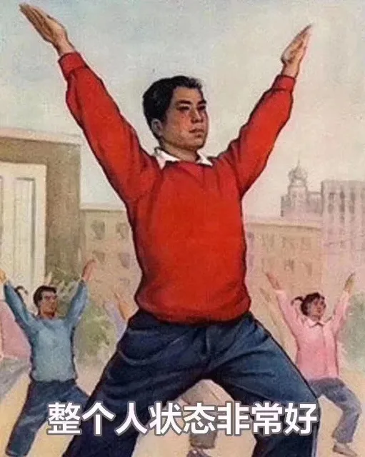 整个人状态非常好 — Reaction meme