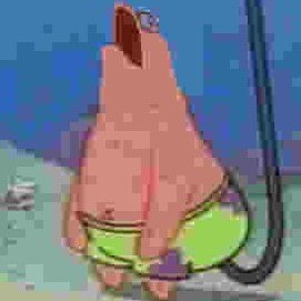Patrick hook butt — Reaction meme