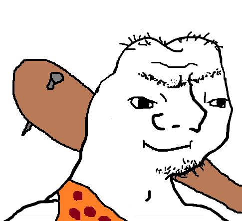 Grug smiling — Grug meme