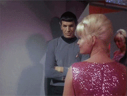 Flirting Spock — Reaction meme