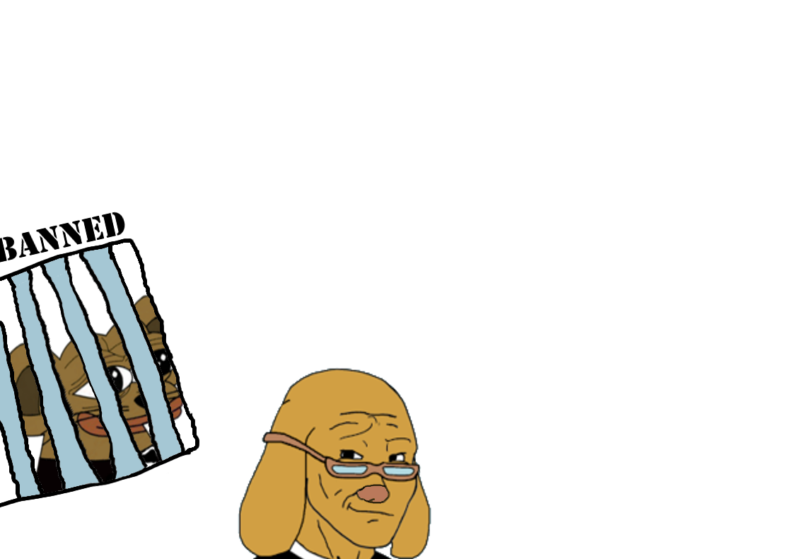 Wojak jannies ban pepe mouse — Wojak meme