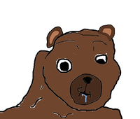 Bobo brainlet drooling — Bobo meme