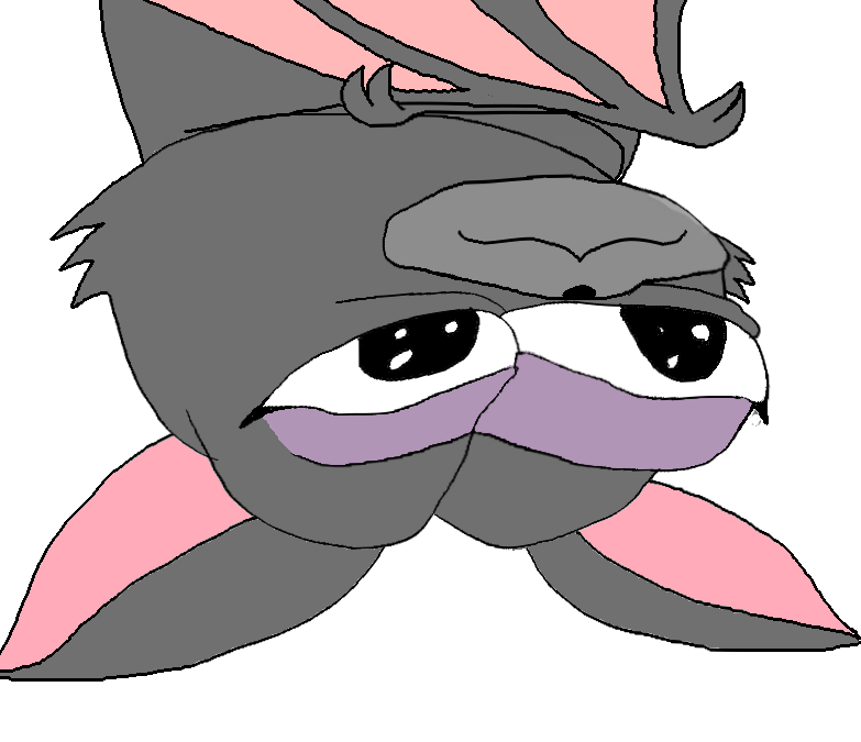 Pepe bat upside down — Pepe meme