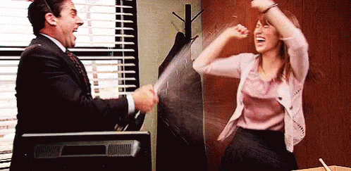 Popping Bottles at The Office — Reaction meme