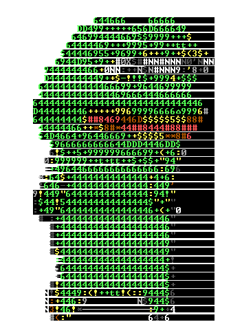 Pepe ascii art walking — Pepe meme