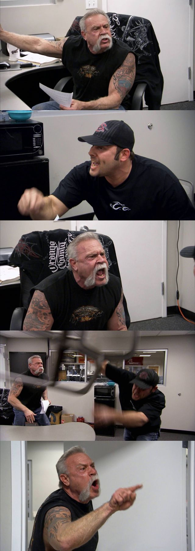 American Chopper Argument meme template — Templates meme