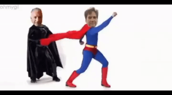 CSW Superman CA Batman — Reaction meme