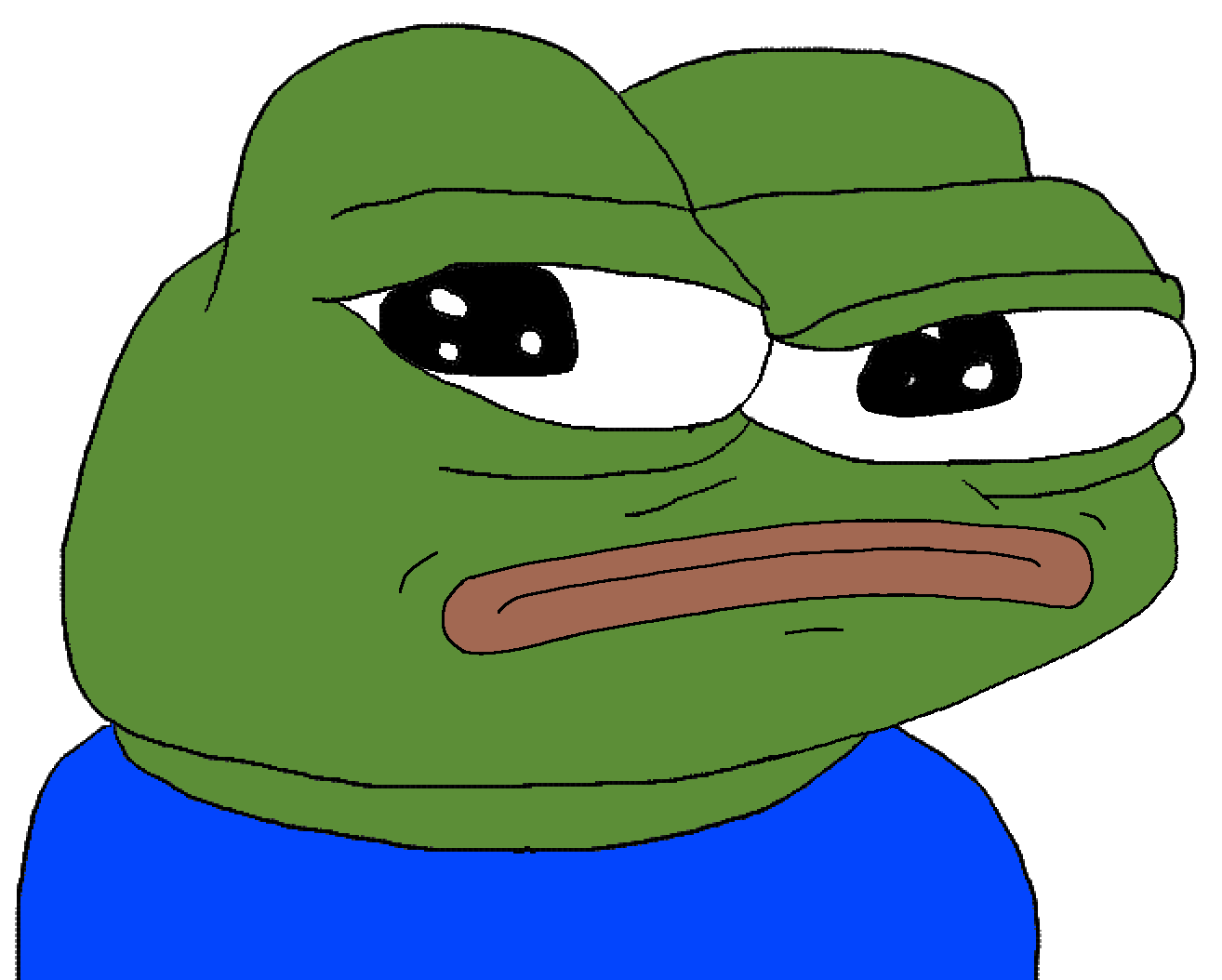 Pepe thinking looking up — Pepe meme