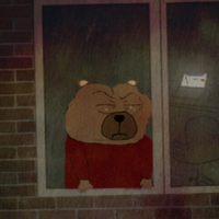 Bobo crying looking out window — Bobo meme