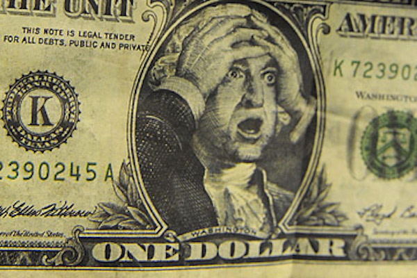 George dollar shocked — Reaction meme