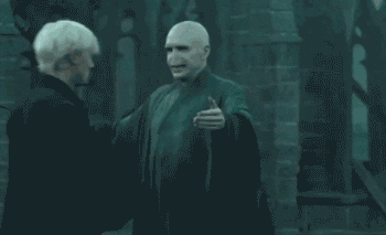 Voldemort Hugging Draco Malfoy — Reaction meme