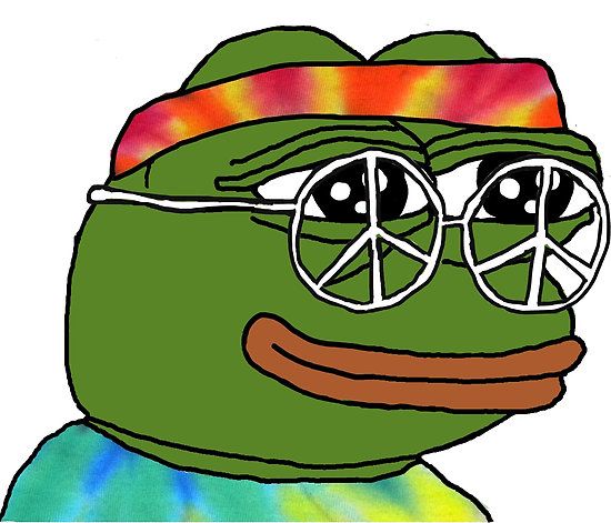 Pepe peace glasses — Pepe meme