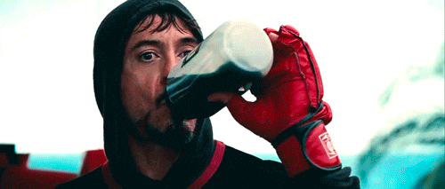 Robert Downey Jr Drinking — Reaction meme