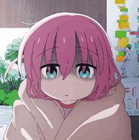 Anime Girl Hide Her Face — Reaction meme