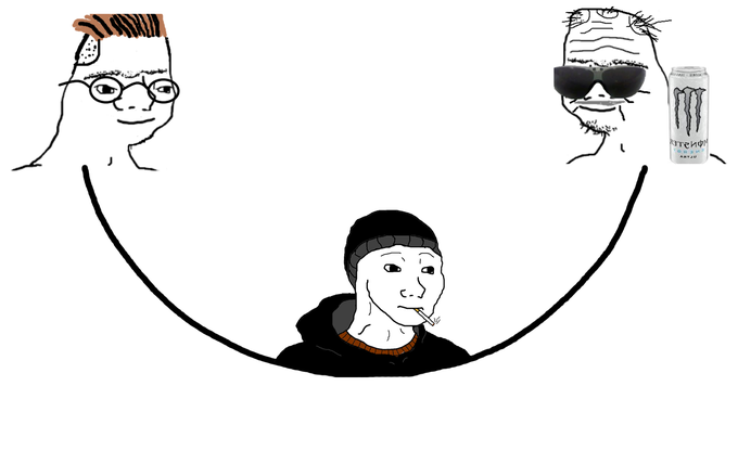Boomer zoomer doomer spectrum — Reaction meme