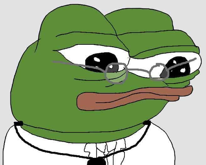 Pepe doctor glasses stethoscope — Pepe meme