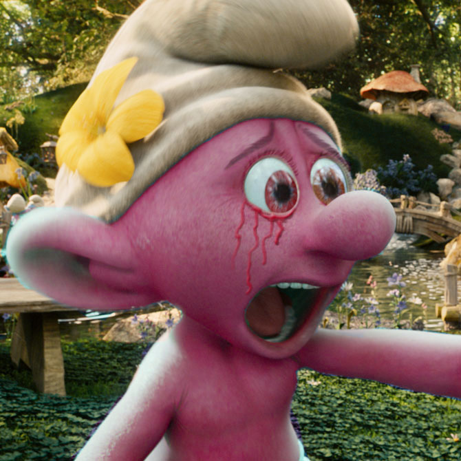 Punk smurf real life — Reaction meme