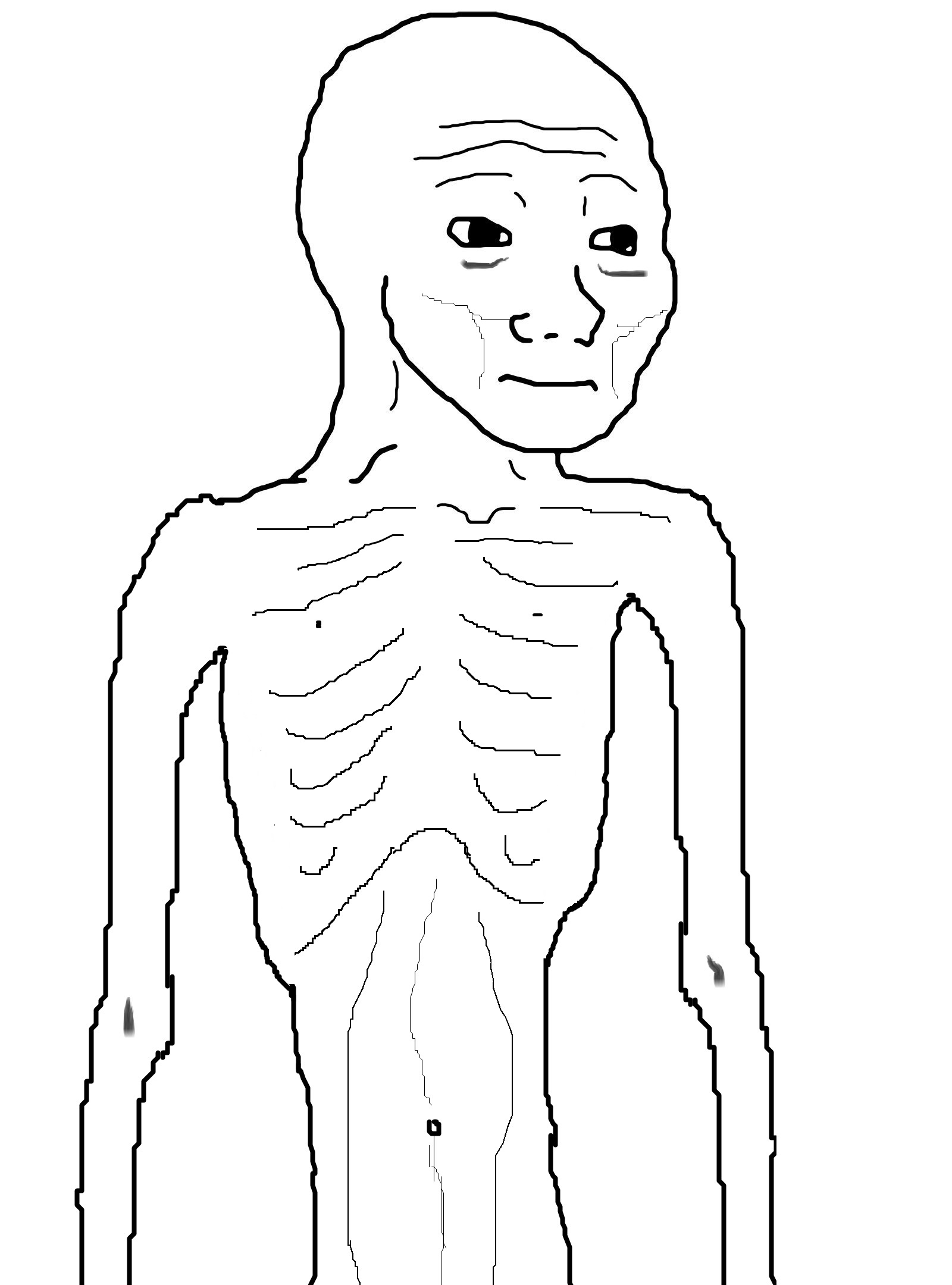 Wojak skinny — Wojak meme