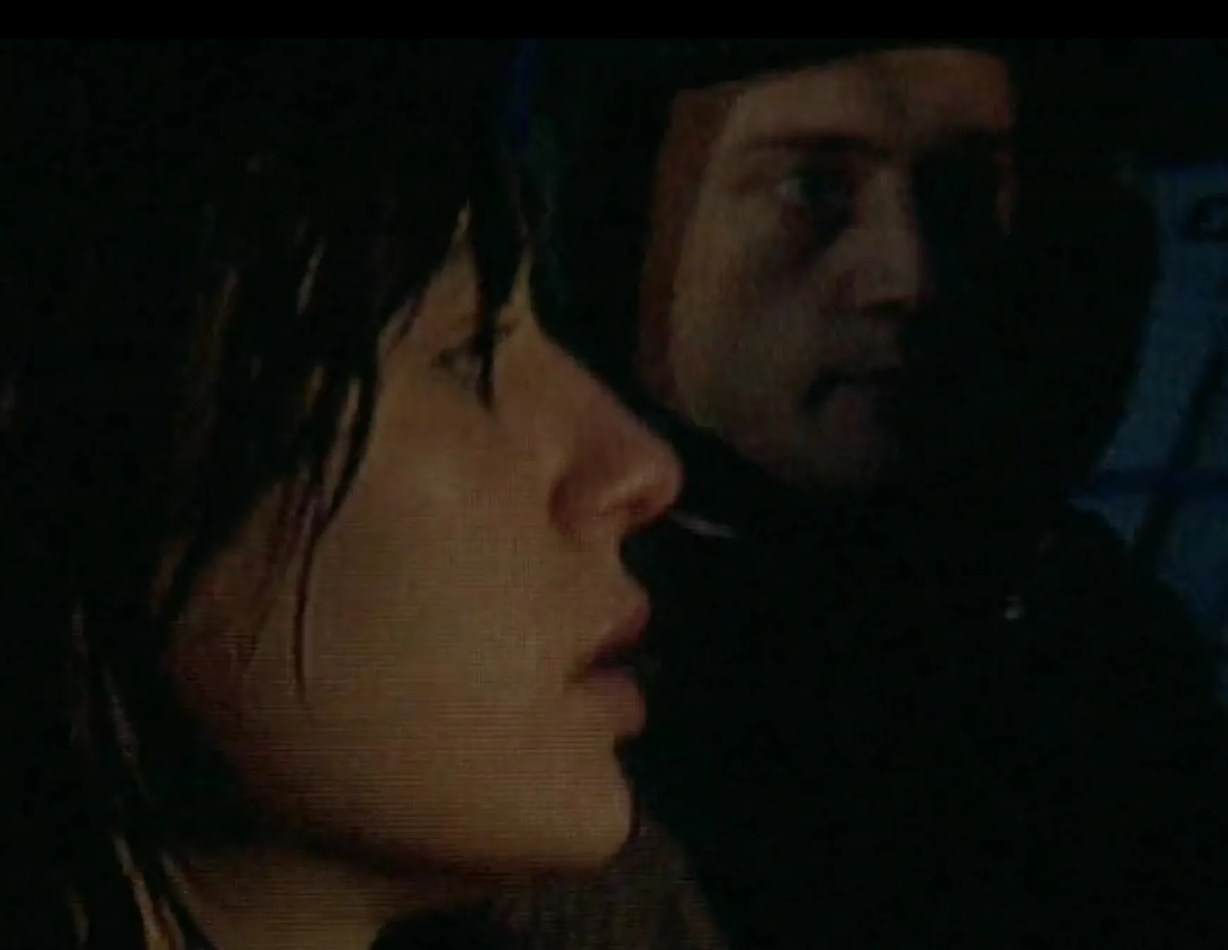 Veronique Side Profile in Dark Vehicle — Templates meme
